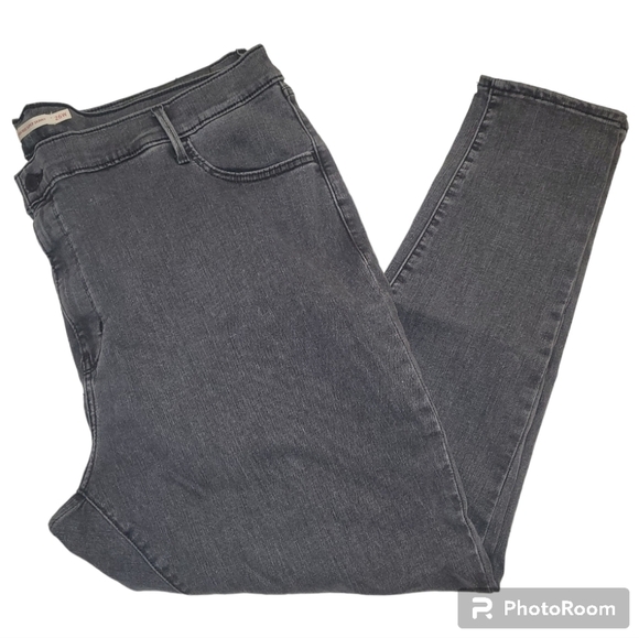 Levi's black 711 High Rise Super Skinny plus size jeans - Picture 1 of 12